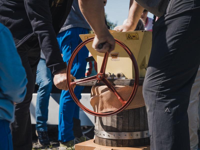 Mostevent auf dem Archehof